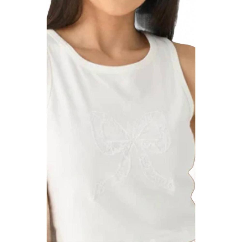 NEW LOVESHACKFANCY lumia tank top in white - Picture 2 of 3